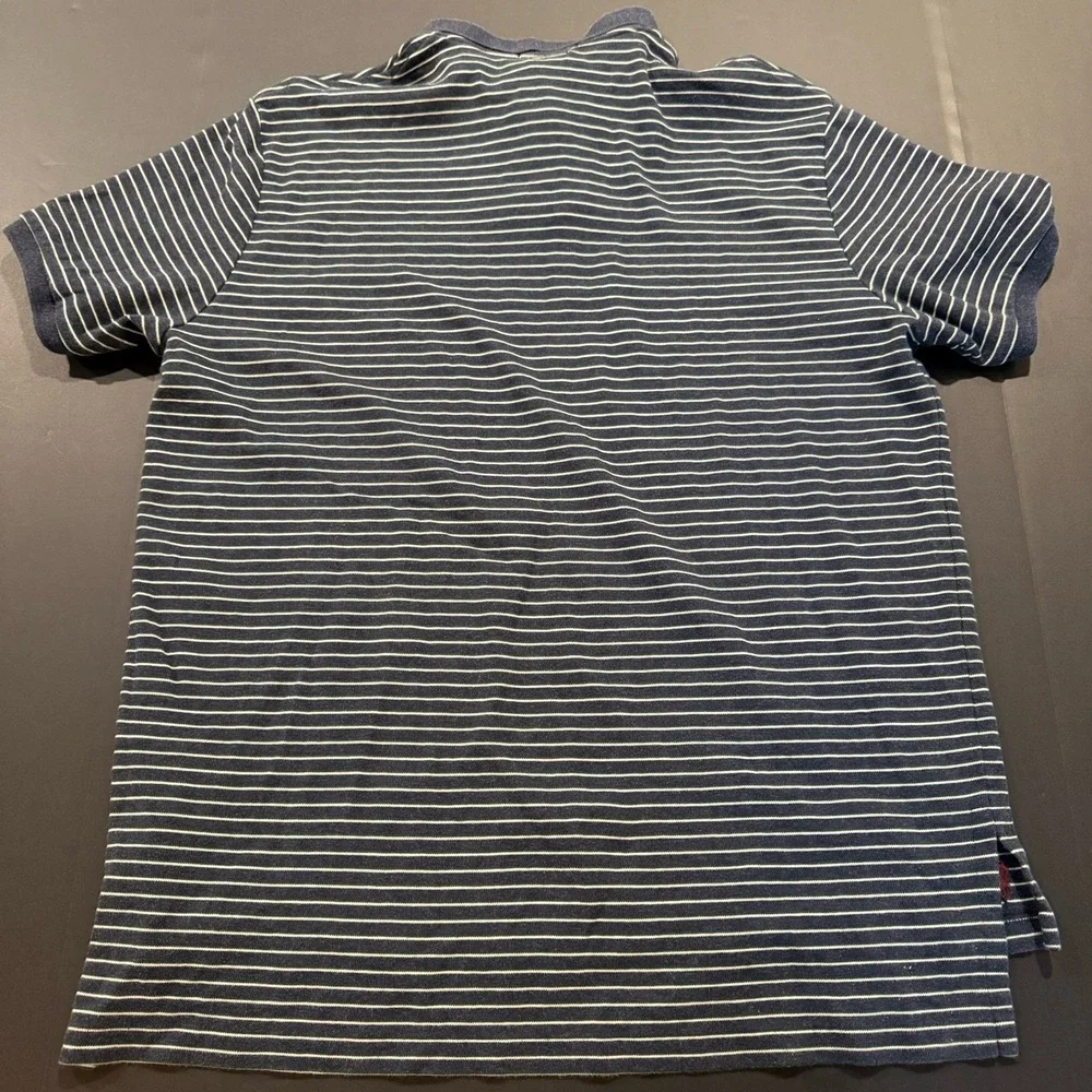 Polo Ralph Lauren Men's Blue Stripe Shirt XL